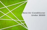 Best Air Conditioner Under 30000