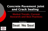Concrete Pavement Joint and Crack Sealing · Presentation Outline o Market trends and issues affecting the joint and crack sealing marketplace o SNS Group origin, organization and