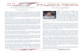 Fall 2012 Physics News - Michigan Technological University...Vol. 14 Fall 2012 Physics News Physics News Michigan Tech Physics Department Newsletter. A Note from the Chair By Dr. Ravindra