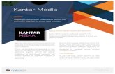 Kantar Media - Dapresy€¦ · Kantar Media that they use filters to obtain precise information, and then colors and available graphics to tell the story in their own way themselves,