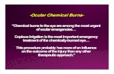 -Ocular Chemical Burns-€¦ · unless injury is known to be limited to one eye Morgan Lens Delivery Set® (or I.V. set) Suitable Irrigation Solution— lactated Ringer’s (Hartmann’s