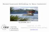 Revised Governance Methodology for Nexus Assessment€¦ · the water-food-energy-ecosystems nexus” (particularly, the chapter on “Nexus assessment methodology and its development