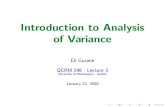 Introduction to Analysis of Variancewiki.cbr.washington.edu/qerm/sites/qerm/images/4/44/QERM...Sir Ronald Aylmer Fisher (1890-1962) was one of the greatest statisticians and population