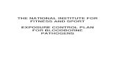 THE NATIONAL INSTITUTE FOR FITNESS AND SPORT … Exposure Control Plan 2018.pdfBBP Exposure Control Plan V. JOB CLASSIFICATIONS (EXPOSURE ASSESSMENT), continued Listed below are the