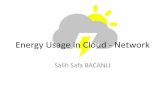 Energy Usage - Networkdcm/Teaching/COP6087-Fall2013/...Energy Usage in Cloud The report of CDP states that usage of cloud not only can improve business process efficiency and flexbility