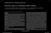 Varicocele surgery or embolization: Which is better?menshealthinstitute.ca/wp-content/uploads/2016/03/...Varicocele surgery or embolization: Male infertility ner. A recent meta-analysis,