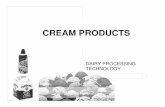 CREAM PRODUCTS 2013sintak.unika.ac.id/staff/blog/uploaded/5812002253/files/... · 2017. 6. 5. · occurrence partial coalescence of fat globules. To be readily whippable the cream