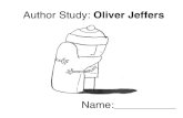 Oliver Jeffers booklet · Check off the Oliver Jeffers books as you read them: How to Catch a Star Lost and Found Once Upon an Alphabet Stuck The Day the Crayons Quit The Great Paper