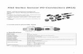 XS2 Series Sensor I/O Connectors (M12) · 5 XS2F-D422-GC0-TR --- 5 Dimensions XS2F-j42j-jj0-TR E2E Connection Cable L-shaped Connectors DC AC DC AC 5 dia. 5 dia. 14.9 dia. 6dia. 5dia.