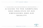 A guide to the sampling and analysis of air emissions and air ......Those engaged in sampling and analysis of air emissions require special expertise. It is most important that sampling