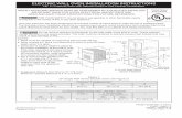 ELECTRIC WALL OVEN INSTALLATION INSTRUCTIONS · 2018. 9. 13. · Door Open (see note 2) Spacer Electrical Junction Box Hole for Cord Figure 1 30" Single Wall Ovens (Double ovens see
