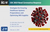 Strategies for Ensuring Healthcare Systems Preparedness ...Cohorting HCP – Just in time fit testing ... but could use for TB patients. Questions? Email: eocevent218@cdc.gov . For