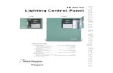 LP Series Lighting Control Panel · LP Series Lighting Control Panel LP8 LP24 SPECIFICATIONS ... Notes: The exterior enclosure cover has a hinged door allowing easy access to the