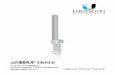 5 GHz 2x2 MIMO Dual Polarity Omni Antenna · attached to a lower point on the pole, part of the signal will be blocked by the pole.) Note: The mounting assembly can accommodate a