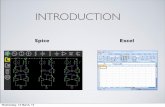Introduction to Unix and SPICE - doe.carleton.catjs/1908Spice2013.pdf · INTRODUCTION Spice Excel Wednesday, 13 March, 13. SPICE Simulation Program with Integrated Circuit Emphasis