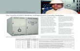 The Family of ASCO Medium Voltage Power Transfer Switches · (IEEE), C37.20.2 Switch-gear Assemblies, C57.13 Standard Requirements for Instrument Trans-formers National Fire Protection