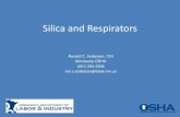 Silica and respirators - Minnesota Department of Labor and ...Respirators • Used when engineering and administrative controls are not sufficient to reduce exposures below the PEL