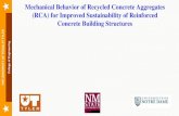 RCA Mechanical BehaviorMechanical Behavior of Recycled Concrete Aggregates (RCA) for Improved Sustainability of Reinforced Concrete Building Structures ER g Environmental Considerations