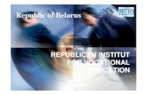 LOGO Republic of Belarus - ecobru.ntu.edu.uaecobru.ntu.edu.ua/presentation/12 EcoBRU Bremen Kalitski 2014021… · Products of RIPO activities LOGO Concepts and programmes of VET