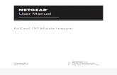 AirCard 797 Mobile Hotspot · 2019. 10. 16. · UserManual AirCard797MobileHotspot NETGEAR,Inc. October2019 350E.PlumeriaDrive 202-11987-01 SanJose,CA95134,USA