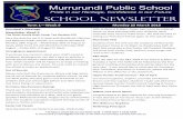 Murrurundi Public School · 2020. 8. 22. · Murrurundi Public School Pride in our Heritage, Confidence in our Future School Newsletter Term 1 - Tuesday, 6 March 2018Week 6 135 Mayne