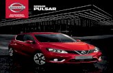 NISSAN PULSAR...220 MM 220 MM BODY CONSCIOUS SPORTY AND STYLISH, smart and sleek, Nissan PULSAR’s flowing curves have a magnetic quality. Keep your eyes on those racy contours and