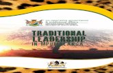 TRADITIONAL LEADERSHIPMpumalanga Traditional Leadership and Governance Act 2005. We look forward to a cordial working relationship during the five year term. We have a strong conviction