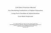 CAS Best Practices Manual For Reviewing Institutions of ... · that should be followed during a review. Alternative approaches and allocation methods re presented and discussed as