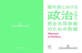Women in Politics1 2 1 日本における女性の政治参画の状況 国会・地方議会における女性の政治参画の状況 女性議員割合の推移（日本と主要国との国際比較）
