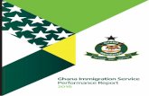 Ghana Immigration Service Performance Report 2016 Performance Report 2016 for print.… · 2 motorbikes, Nissan Micra vehicle, 14 bags of rice (50Kg each) and 1 bag of Flour (50Kg)