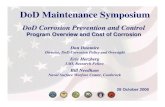 DoD DoD Maintenance Symposium - SAE International · Equipment Type xxx. Age z years. Structure direct corrosion costs. Parts direct corrosion costs. Corrective corrosion costs. Preventive