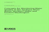 Concepts for Monitoring Water Quality in the Spokane River Basin ... · 4 Monitoring Water Quality in the Spokane River Basin River. Considerable exchange of water is thought to occur
