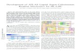 Development of ATLAS Liquid Argon Calorimeters Readout …€¦ · Crate Monitoring OTx CLK & Cfg. CLK Fanout ORx Fig. 2: Schematic block diagram of the LAr Phase-I upgrade trigger