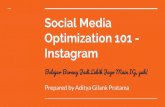 Social Media Optimization 101 - Instagram building Media Sosial FA 20… · topik bersifat edukatif, penting-tahu, dekat dan dapat diaplikasikan. Tipe: IG Live. Karakter: Reguler