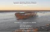 DRAFT March 4, 2020 · Appendix A Excel Spreadsheet Data submitted to HDR. 1 1.0 INTRODUCTION The Papio-Missouri River Board of Directors adopted the Lower Platte River Basin Water