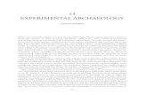 أ¶ Gunter Sch 13 EXPERIMENTAL ARCHAEOLOGY 2020. 6. 22.آ  archaeology involves examining craft techniques