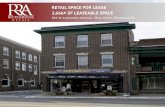 RETAIL SPACE FOR LEASE 2,666± SF LEASEABLE SPACE...30) and the border with Delaware County. As of the 2000 Census, the Bryn Mawr ZIP code was home to 21,485 people with a median family