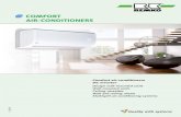 COMFORT AIR-CONDITIONERS · 2018. 4. 12. · 3 Product overview Comfort air-conditioners Page Series 6 – 19 Comfort air-conditioners DC inverter 6 – 7 Design wall-mounted units