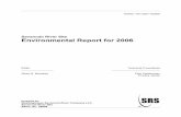Savannah River Site Environmental Report for 2006, WSRC-TR … · 2012. 12. 3. · Environmental Report for 2006 (WSRC–TR–2007–00008) iii Acknowledgments • The editor acknowledges