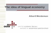 The idea of lingual economy - Reformational Publishing Projectreformationalpublishingproject.com/rpp/docs/The_idea_of... · 2007. 11. 17. · English structure which is ehm an item