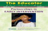 VOLUME XXX, ISSUE 2 JANUARY 2017 Partnerships in EARLY ...icevi.org/wp-content/uploads/2017/12/The-Educator-January-2017.pdf02 | The Educator Message from The President Welcome to