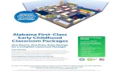 Alabama First-Class Early Childhood Classroom Packages...complimentary ‘White Glove Plus Service’** which includes lift gate and inside delivery PLUS furniture assembly, set up