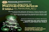 F E bramcotecrem@btconnect.com W Christmas Service of ......Bramcote Crematorium Coventry Lane, Bramcote, Nottingham NG9 3GJ T 0115 917 3849 F 0115 943 0067 E bramcotecrem@btconnect.com