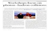 FUNDAMENTAL PHYSICS Workshops focus on photon ......FUNDAMENTAL PHYSICS Workshops focus on photon-hadron collisions As well as taking proton-proton and heavy-ion physics int a neo