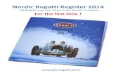 Nordic Bugatti Register 2014 brochure 2014-09-15.ppt€¦ · Nordic Bugatti Register 2014 is delivered with ordinary mail, when full payment has arrived at our account. Inquiries