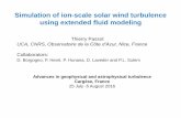 Simulation of ion-scale solar wind turbulence using extended fluid … · 2018. 3. 15. · Simulation of ion-scale solar wind turbulence using extended fluid modeling Thierry Passot