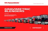 GRAVIMETRIC BLENDERS - Maguire · Blender Range at a Glance 10 blender series with over 120 models suited to every process and application. Maguire offers more models than any other