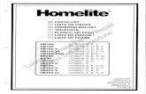 Homelite HB100, HB180, BP250, BX90, HB290, HB390 Blower … · 2019. 11. 5. · 07498 a- 07627 00433-b 04340 a- 02900-a 00908-a 00909 description air filter kit accessories accessoires