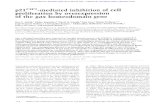 p21CIP -mediated inhibition of cell proliferation by ...genesdev.cshlp.org/content/11/13/1674.full.pdfp21CIP -mediated inhibition of cell proliferation by overexpression of the gax