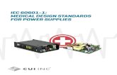 IEC 60601-1 Medical Design Standards for Power Supplies | CUI Inc · 2 days ago · IEC 60601 is a series of technical standards for the safety and effectiveness of medical electrical